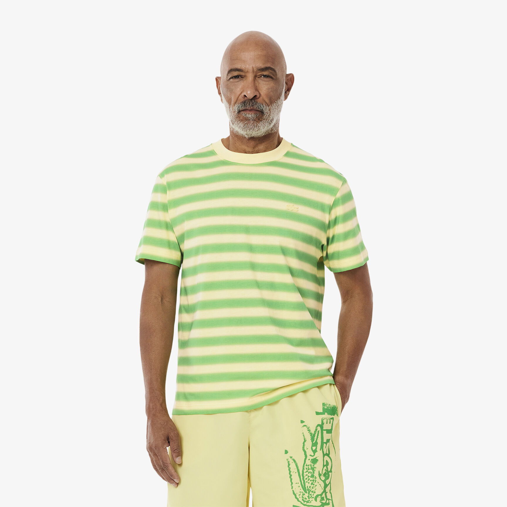 Stripe Print Jersey T-shirt Stripe Print Jersey T-shirt