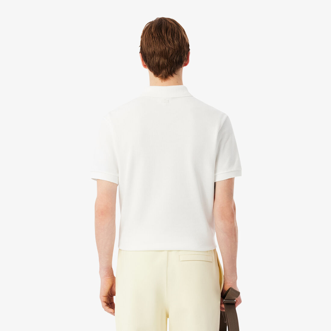 Classic Fit Badge Accent Pique Polo Shirt Classic Fit Badge Accent Pique Polo Shirt