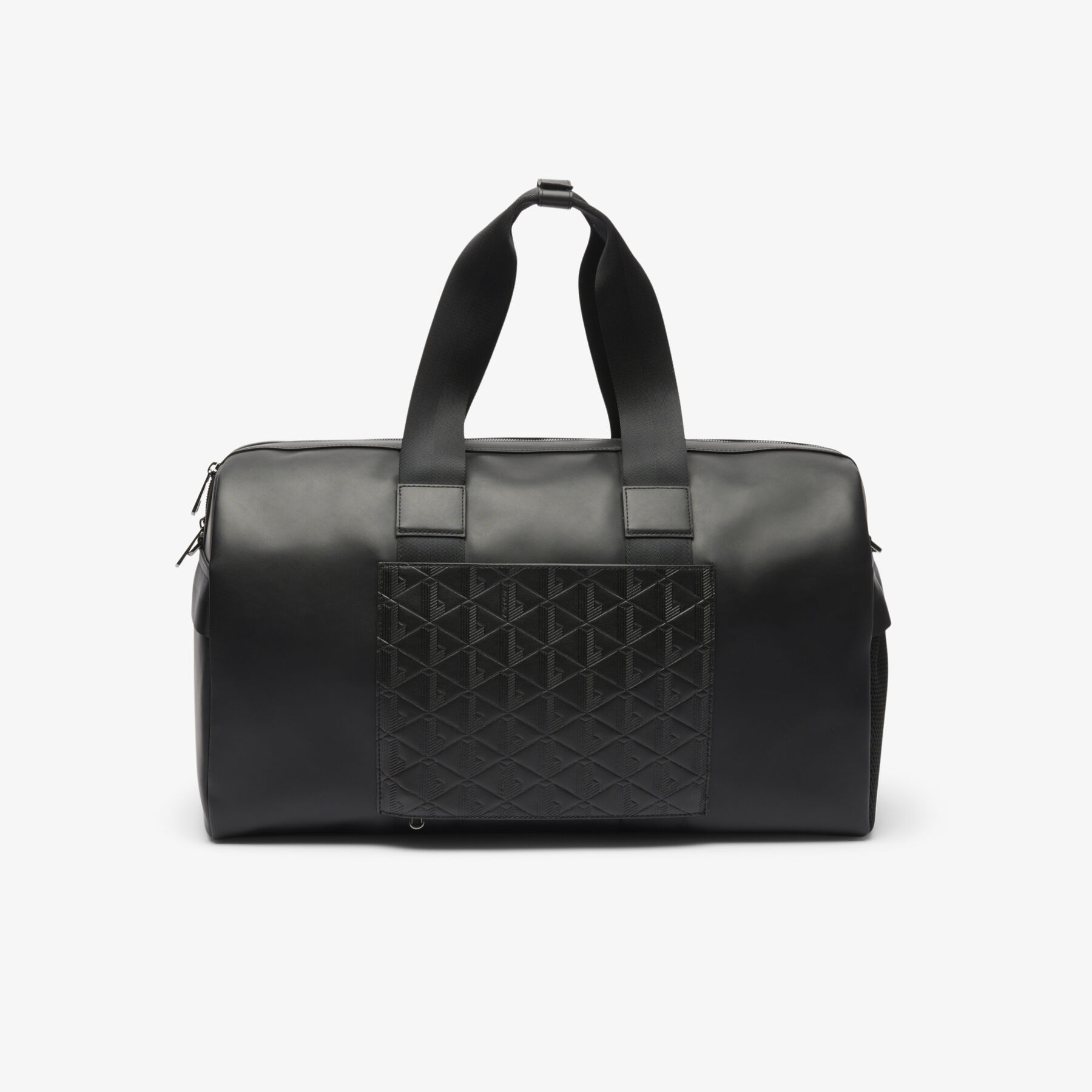 Large Monogram Leather Weekend Bag lacoste large monogram leather weekend bag