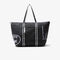 lacoste unisex contrast print collapsible weekend bag