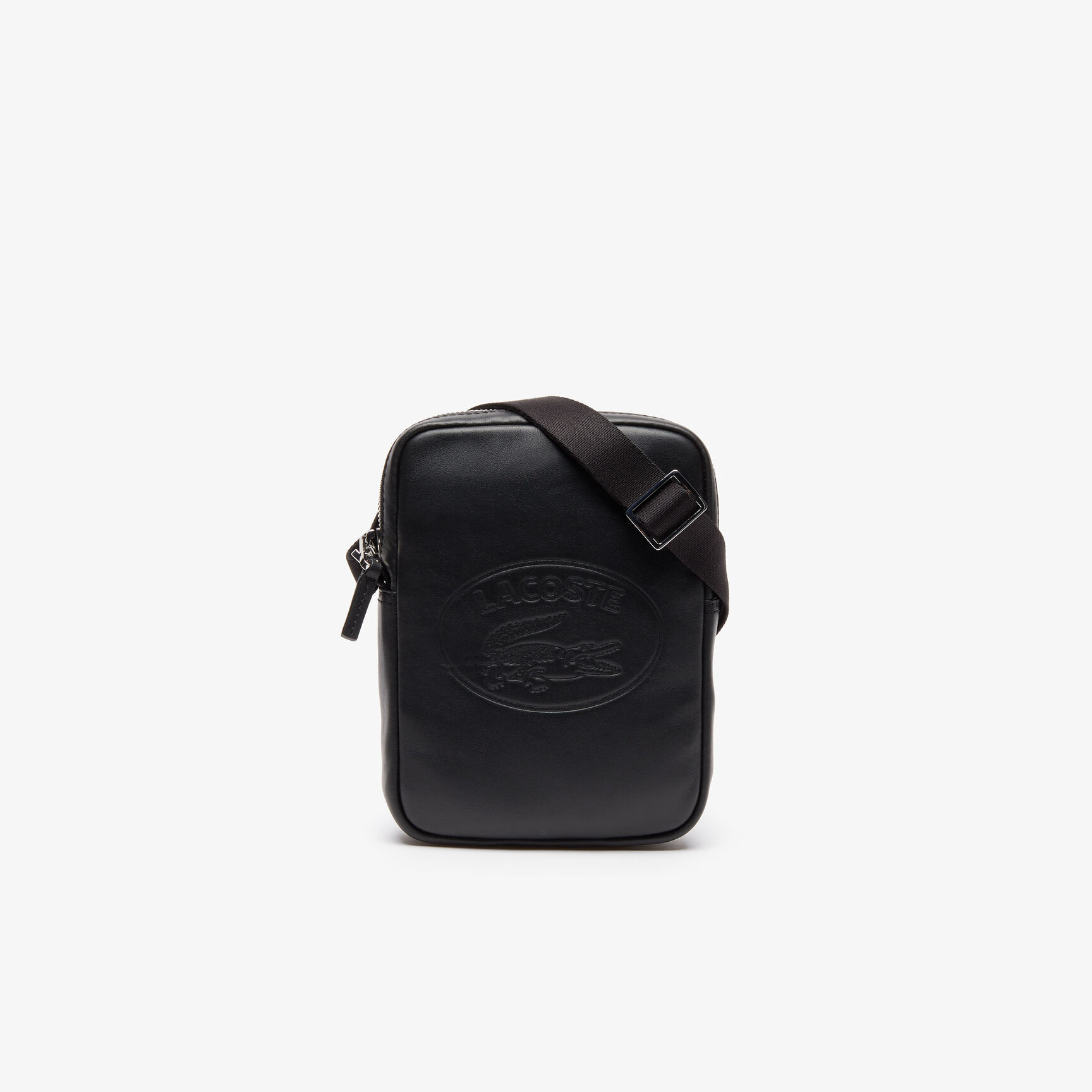 Men's L.12.12 Casual Embossed Lettering Vertical Leather Bag