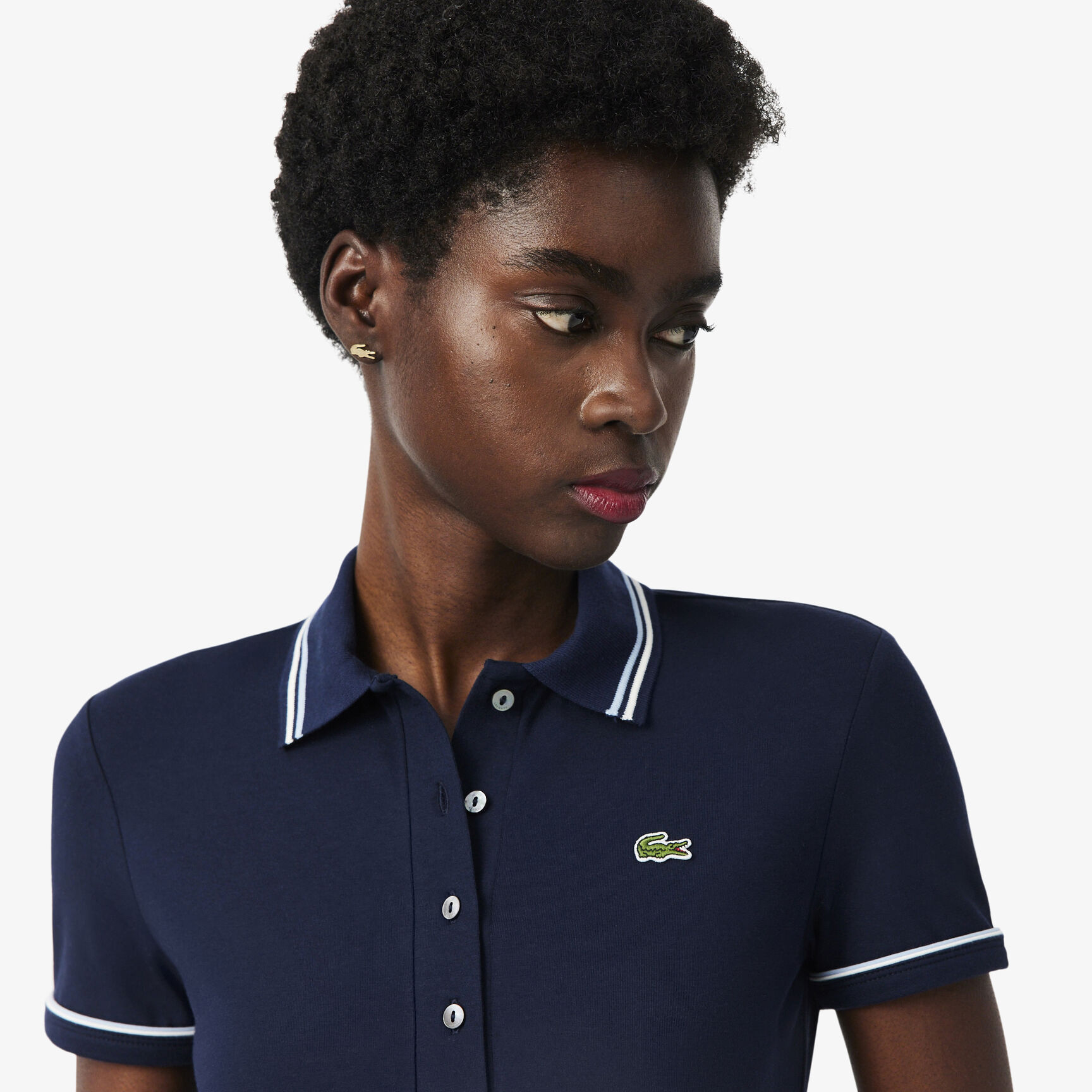 L.12.D Slim Fit Trim Detail Polo Shirt