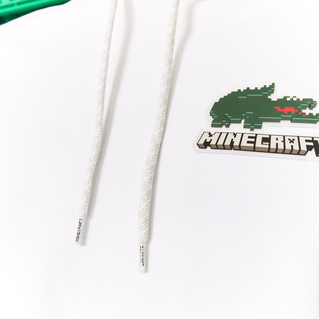 هودي صوف قطني للجنسين مجموعة Lacoste x Minecraft هودي صوف قطني للجنسين مجموعة Lacoste x Minecraft