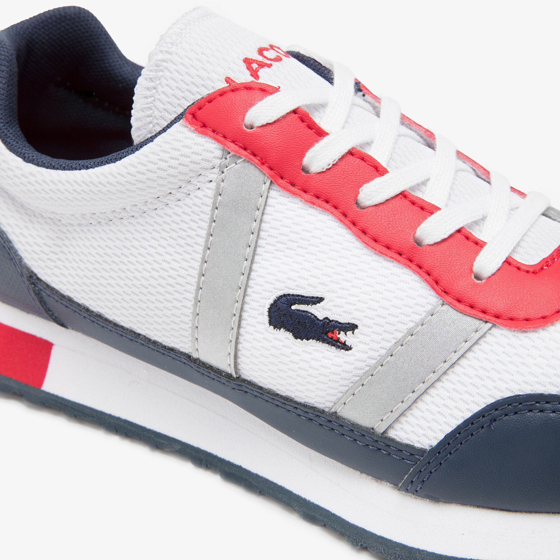Juniors' Partner Lace-up Textile and Synthetic Sneakers lacoste juniors partner lace up textile and synthetic sneakers
