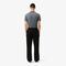 lacoste loose fit pique pleated pants