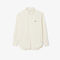 Oversized Polo Style Flannel Shirt lacoste oversized polo style flannel shirt