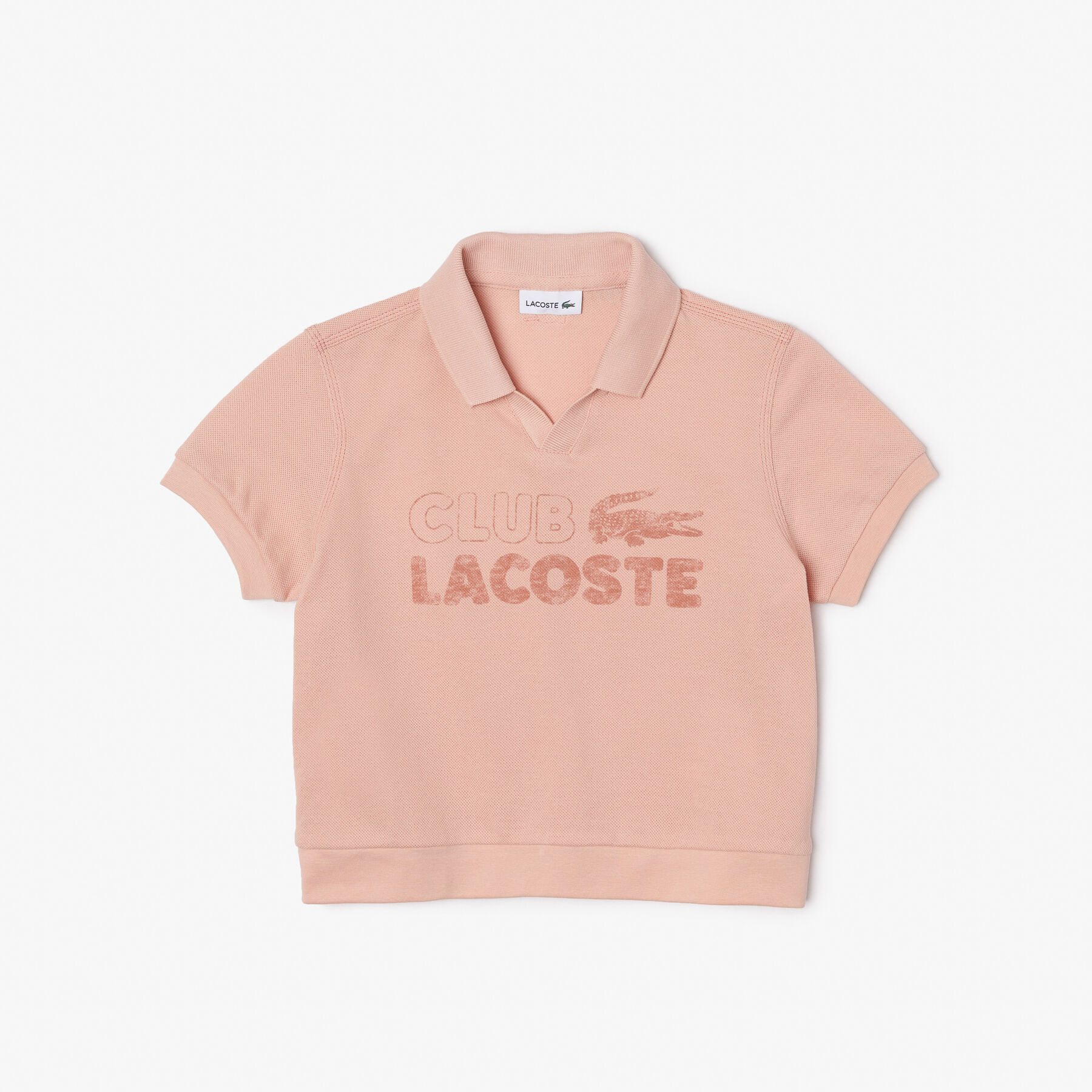 Boys' Lacoste Organic Cotton Branded Polo Shirt boys lacoste organic cotton branded polo shirt