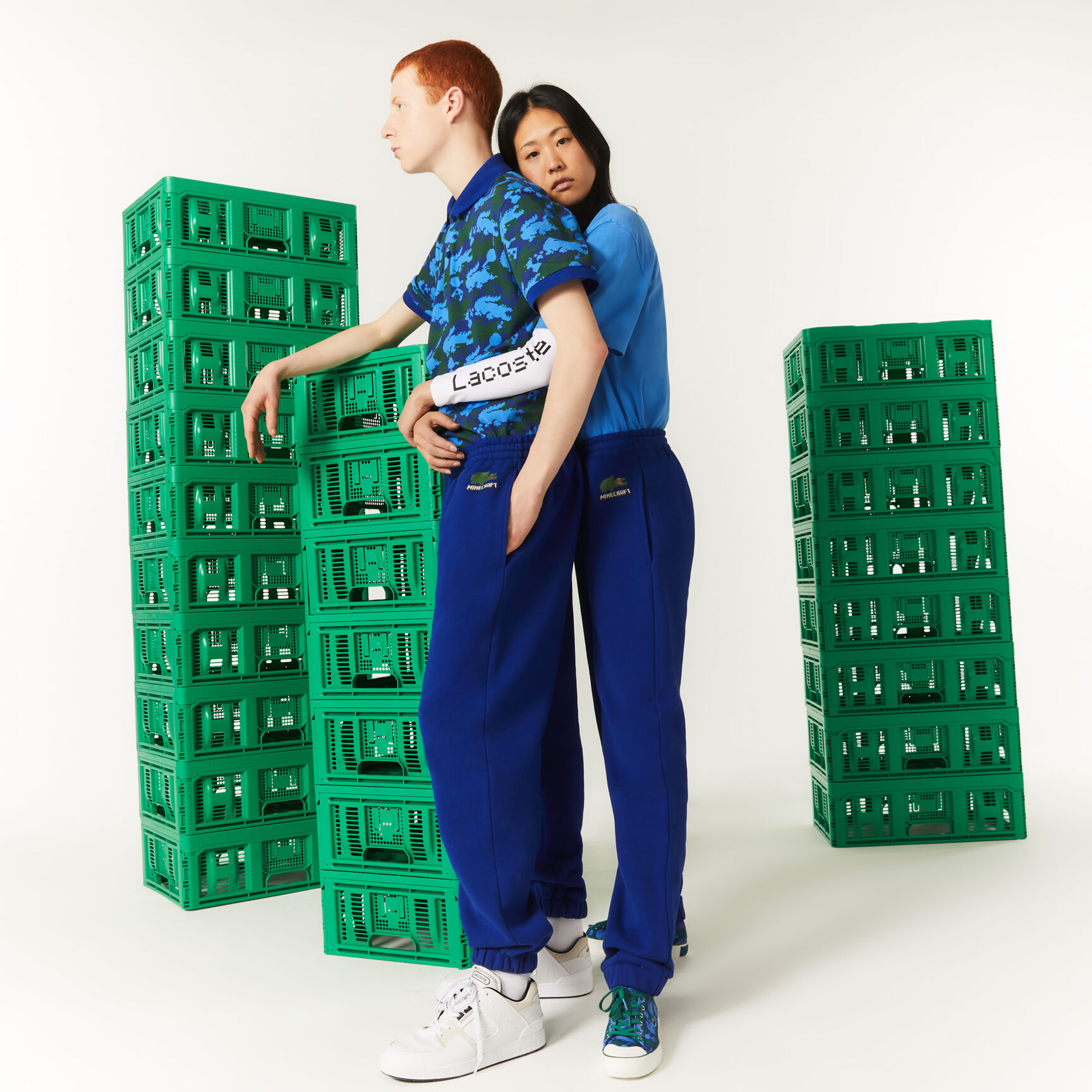 Unisex Lacoste x Minecraft Organic Cotton Fleece Joggers Unisex Lacoste x Minecraft Organic Cotton Fleece Joggers