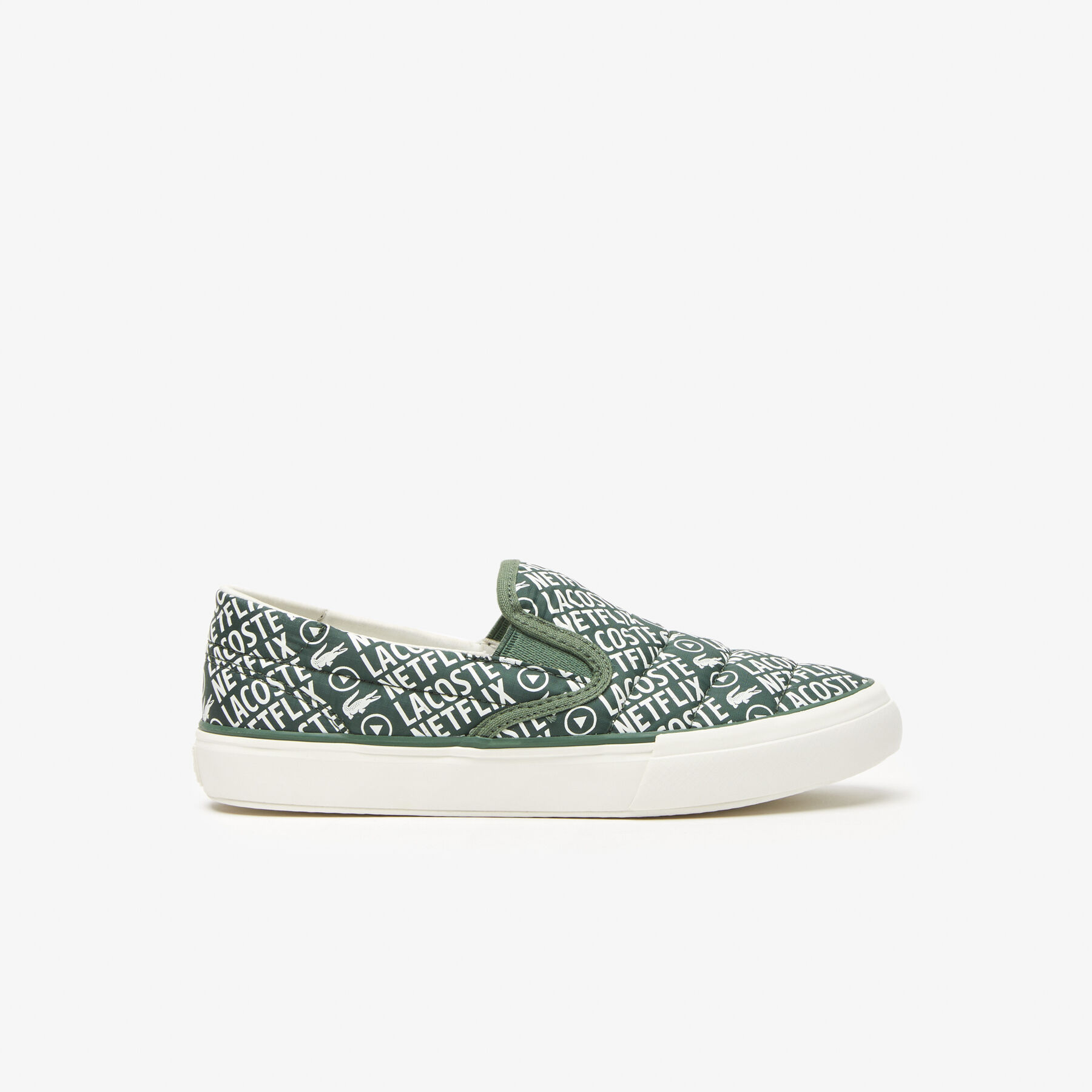 Children's Lacoste x Netflix Jump Server Slip Textile Slip On children s lacoste x netflix jump server slip textile slip on