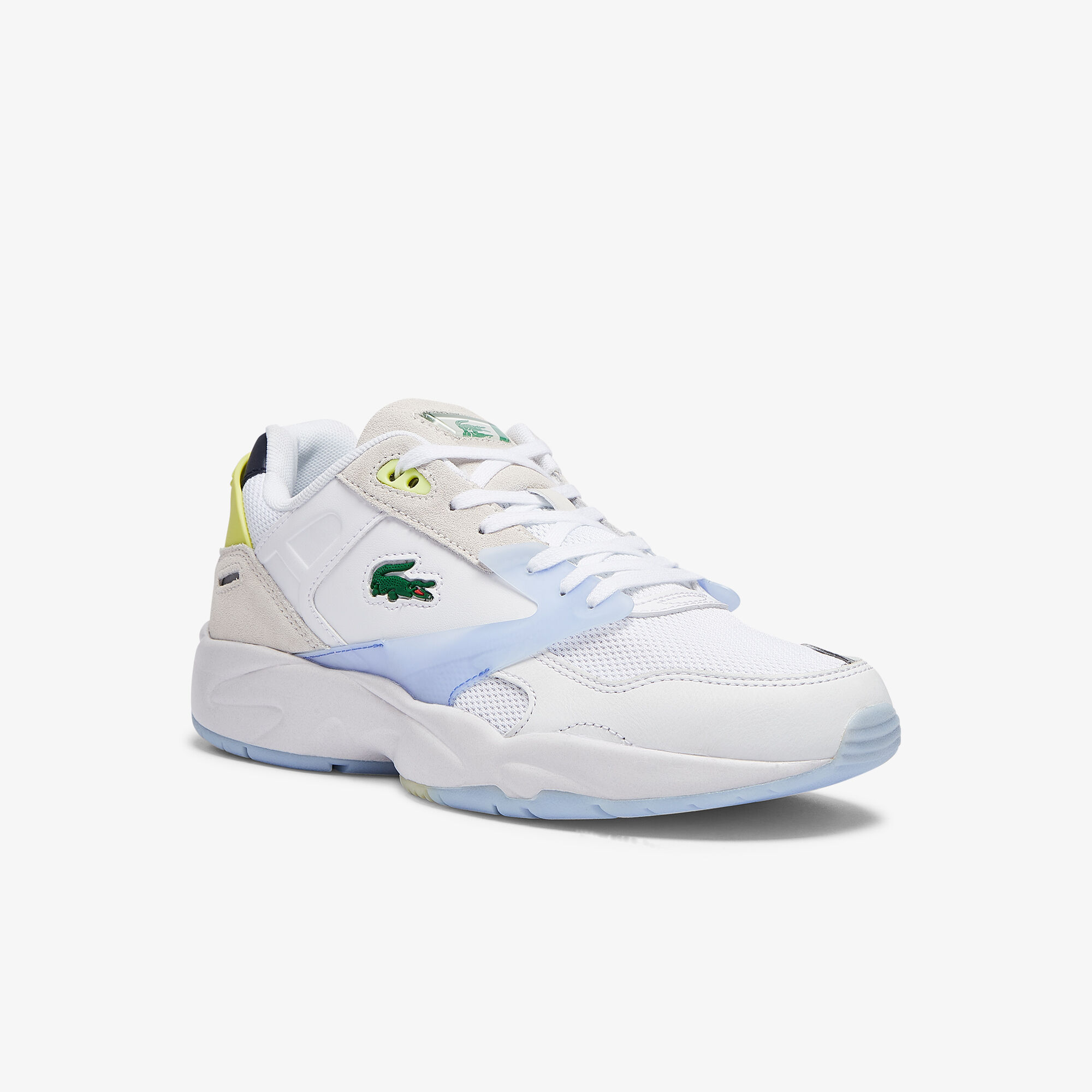 Buy Men s Storm 96 Lo Textile and Leather Trainers Lacoste SA