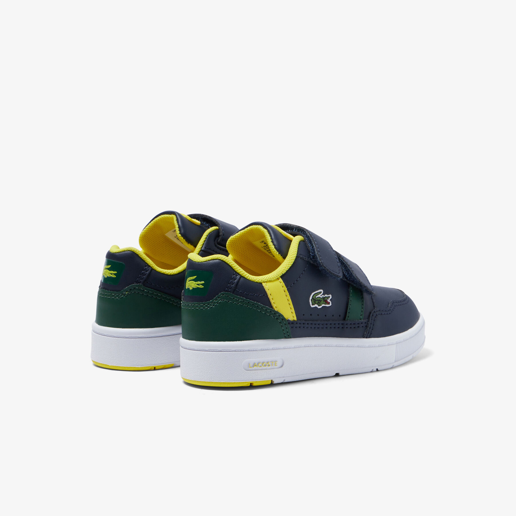 Infants' Lacoste T-Clip Synthetic Colour-Pop Trainers infants lacoste t clip synthetic colour pop trainers