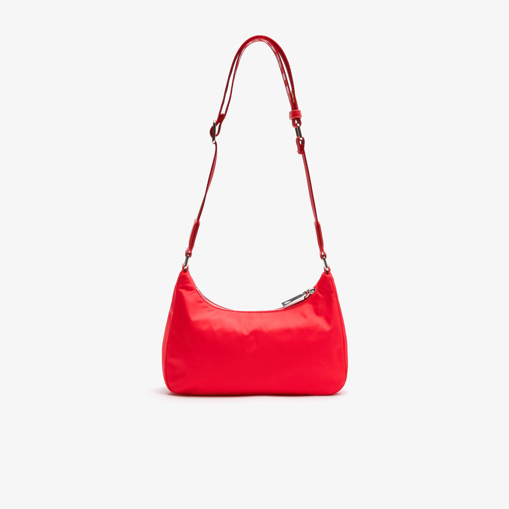 Unisex Metal Crocodile Branded Strap Nylon Shoulder Bag Unisex Metal Crocodile Branded Strap Nylon Shoulder Bag