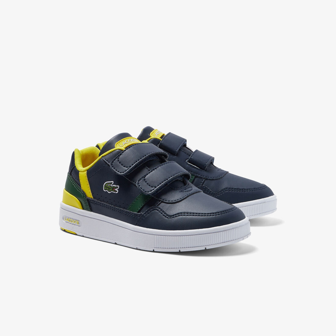 Children's Lacoste T-Clip Synthetic Color-Pop Sneakers Children's Lacoste T-Clip Synthetic Color-Pop Sneakers