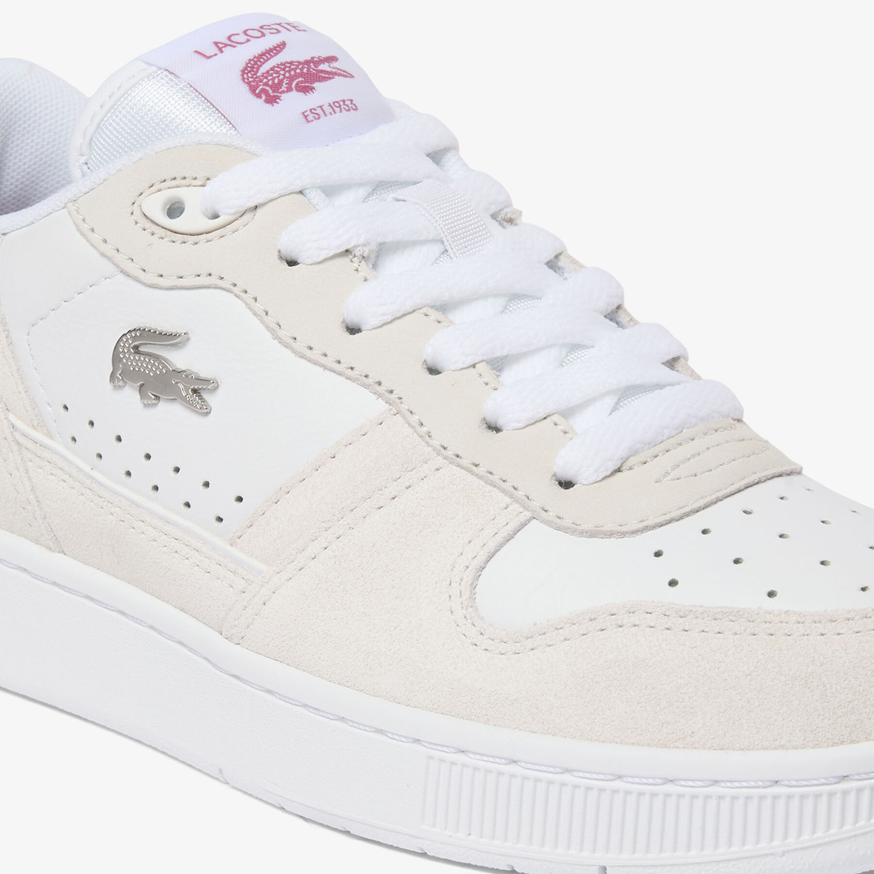 Women's T-Clip Set Suede Sneakers lacoste women s t clip set suede sneakers