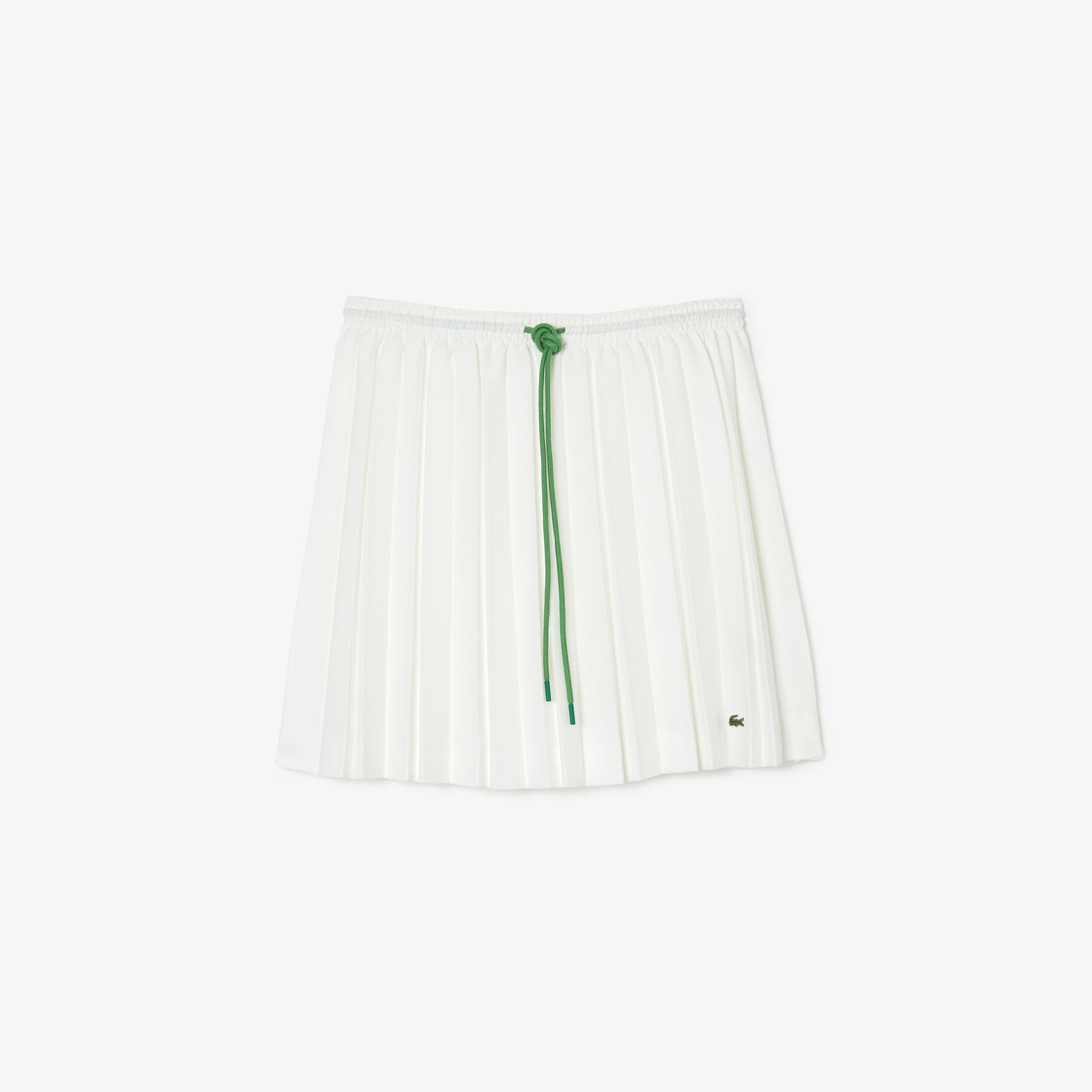 Women&rsquo;s Lacoste L!VE Heritage Short Pleated Drawstring Skirt