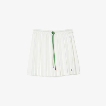 Women’s Lacoste L!ve Heritage Short Pleated Drawstring Skirt