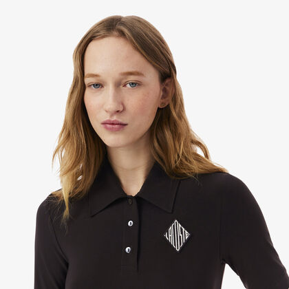 Slim Fit Embroidered Polo Shirt