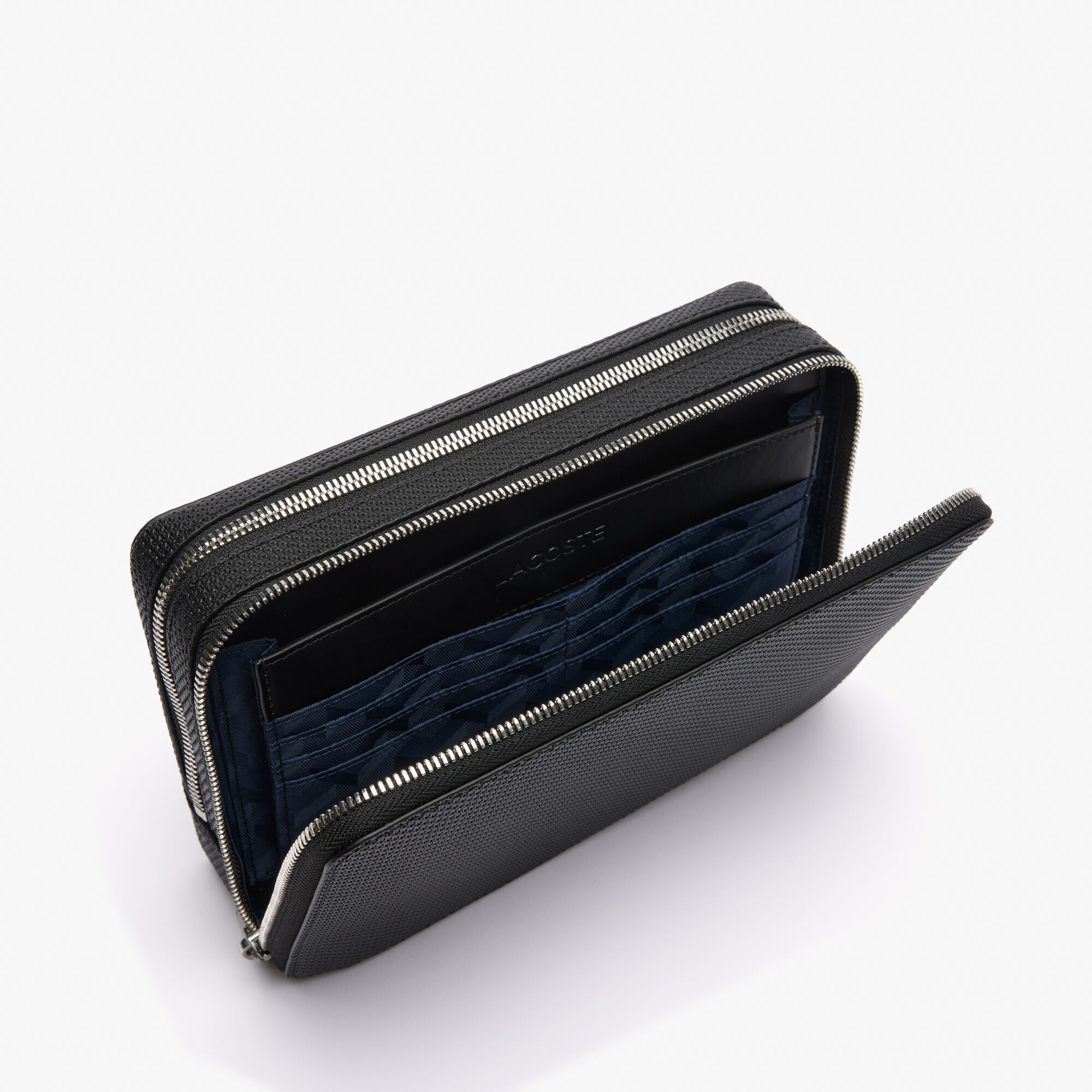Lacoste chantaco clearance pique leather zip