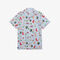 lacoste men s hawaiian print cotton shirt