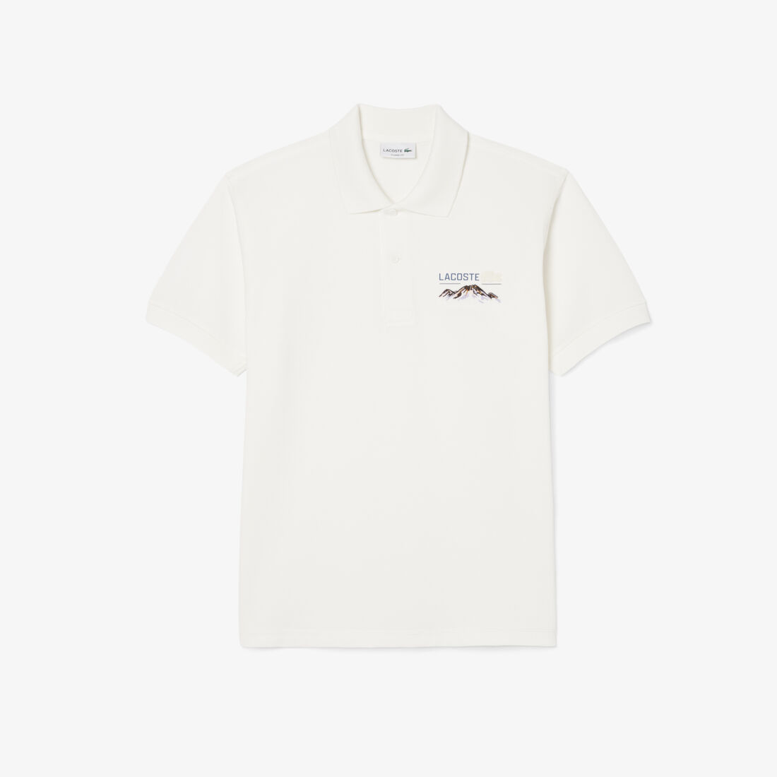 Classic Fit Embroidered Motif Pique Polo Shirt Classic Fit Embroidered Motif Pique Polo Shirt