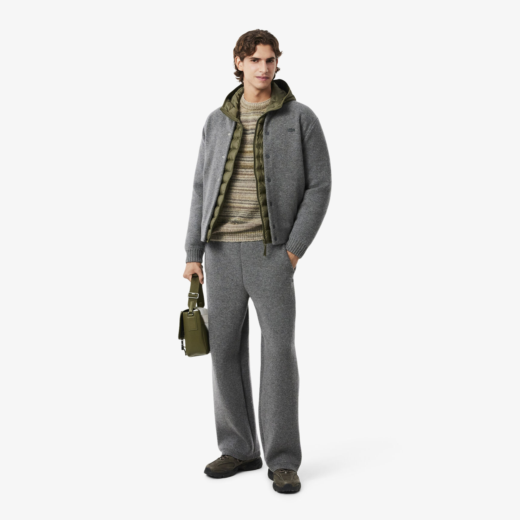 Water-Repellent Quilted Puffed Jacket