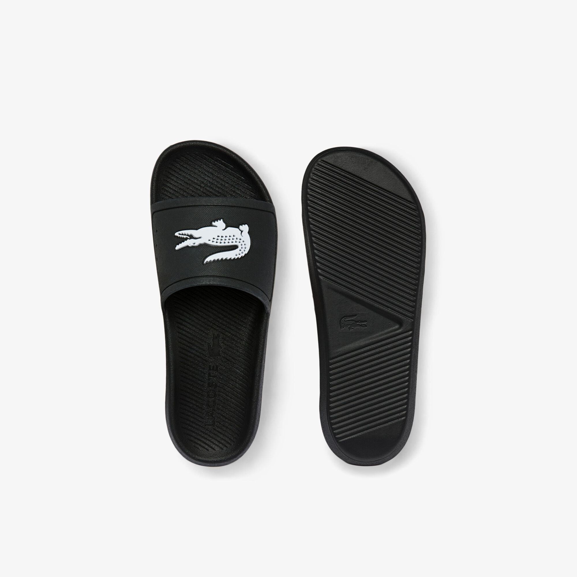 Men's Croco Synthetic Slides | Lacoste SA