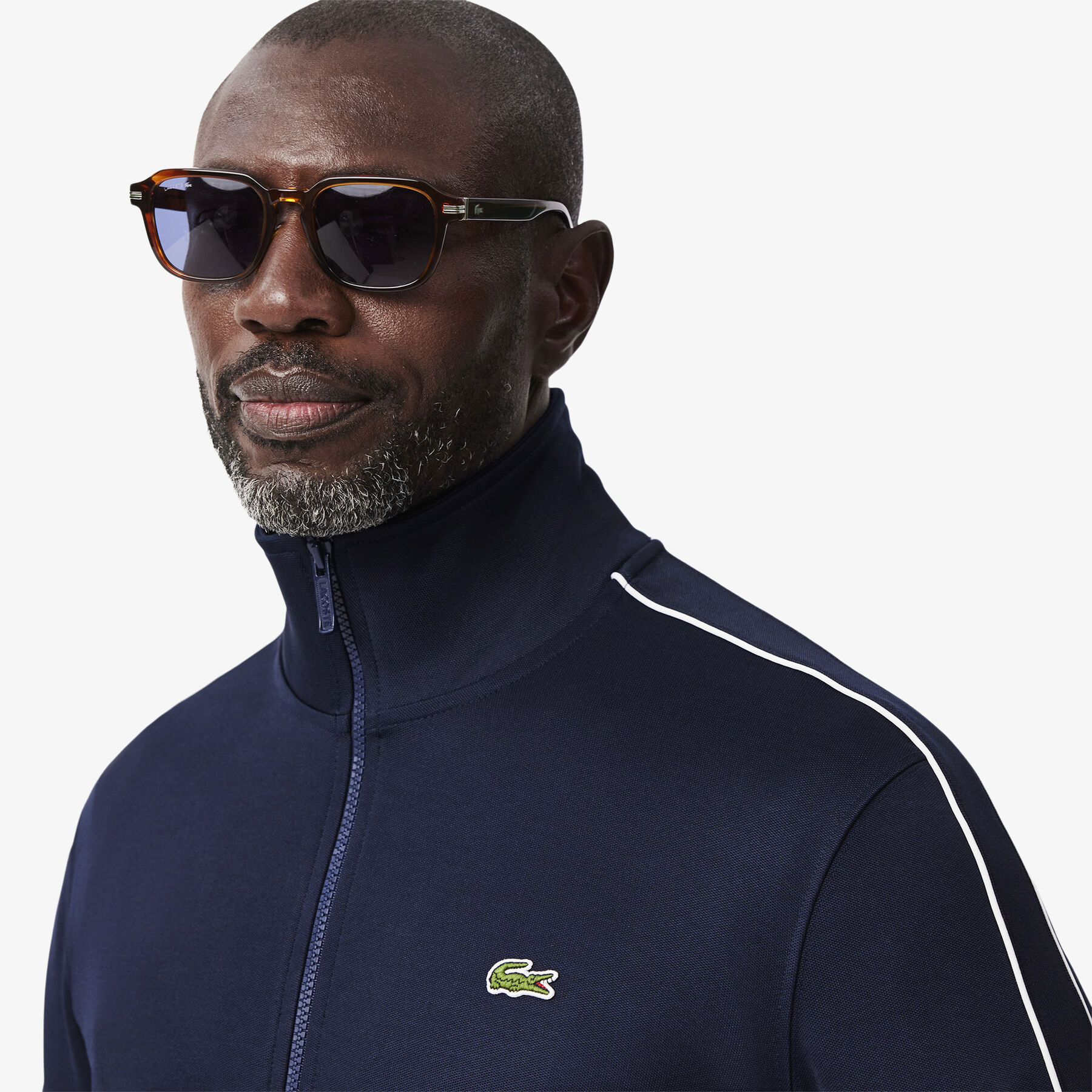 Paris Pique Zip Front Track Jacket lacoste paris pique zip front track jacket