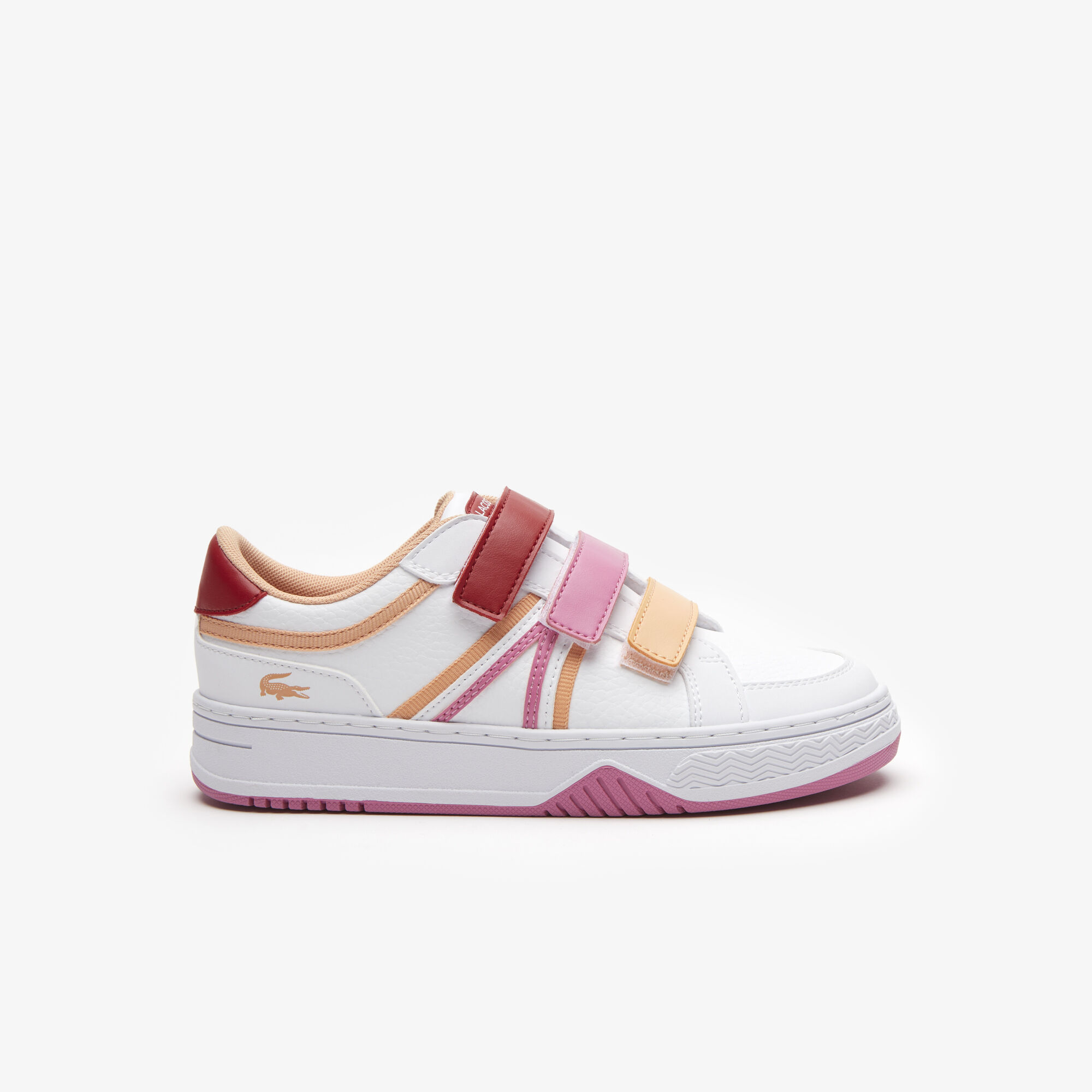 Children's lacoste velcro trainers clearance