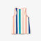 Girls' Striped Cotton Piqué Tank Top lacoste girls striped cotton piqu tank top