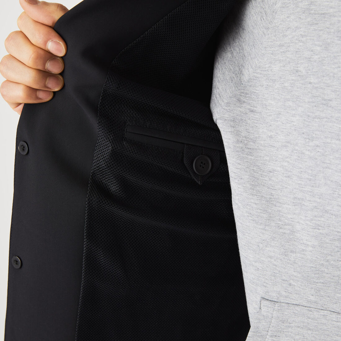 Men’s Zip Pockets Two-Ply Stretch Blazer Men’s Zip Pockets Two-Ply Stretch Blazer