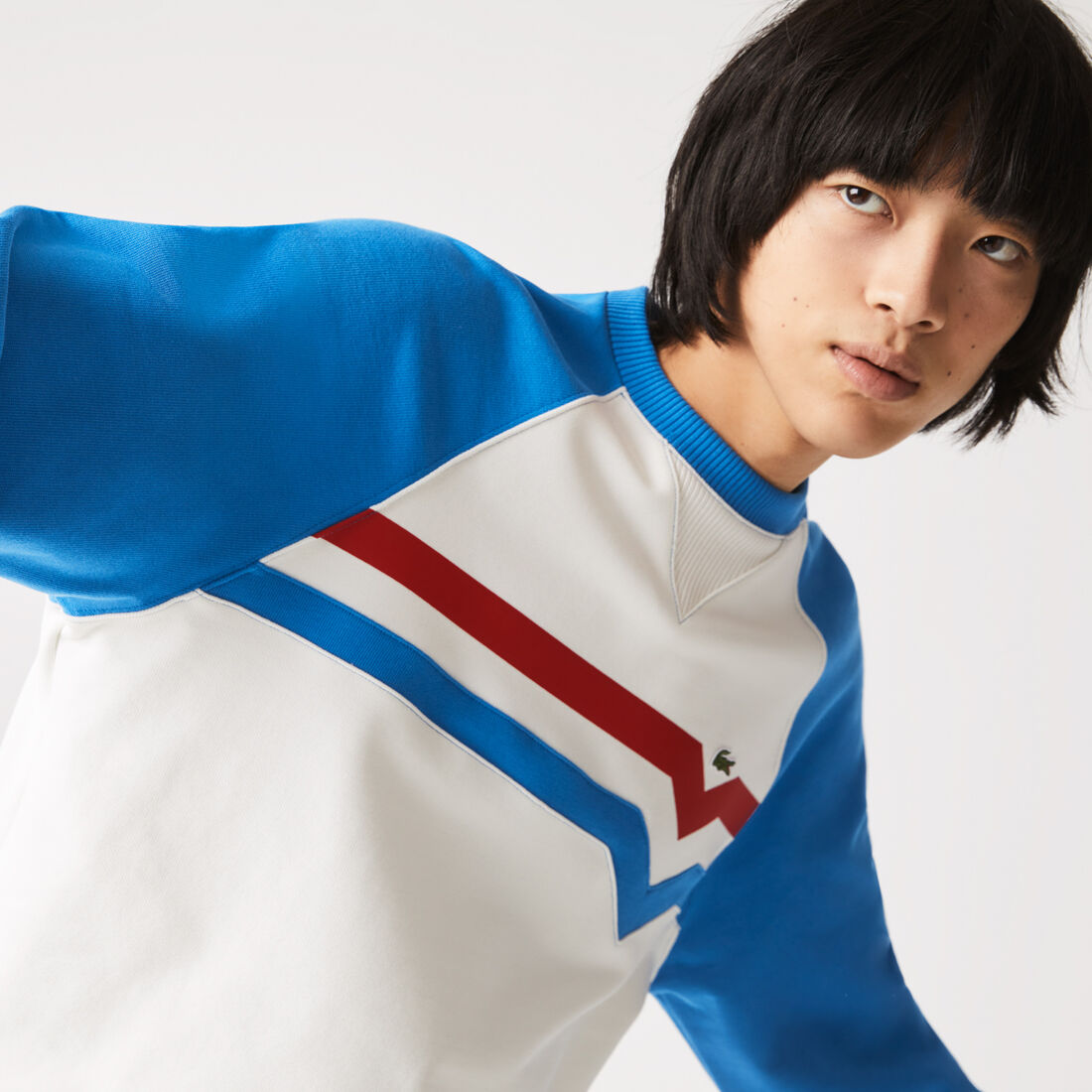 Men’s Made in France Colorblock Fleece Loose Fit Sweatshirt Men’s Made in France Colorblock Fleece Loose Fit Sweatshirt