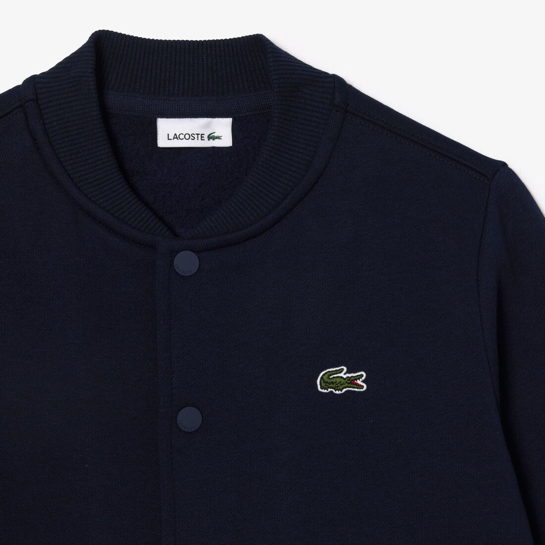 Kids' Lacoste Button-Down Fleece Sweatshirt Kids' Lacoste Button-Down Fleece Sweatshirt