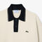 lacoste french made polo collar sweater