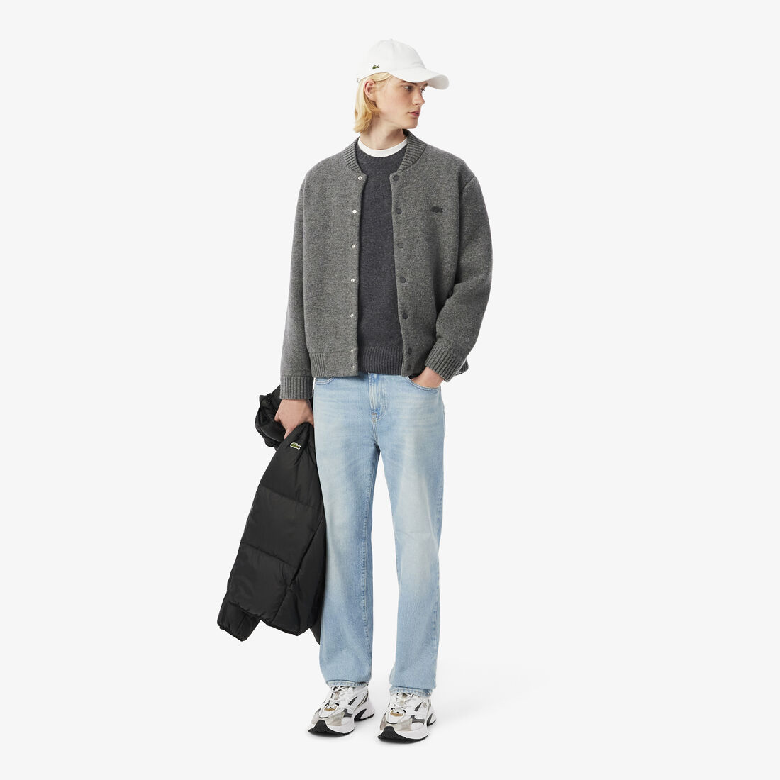 Wool Crew Neck Sweater كنزة صوفية برقبة دائرية - AH2916-00-050