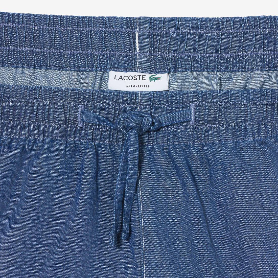 Relaxed Fit Denim Shorts lacoste relaxed fit denim shorts