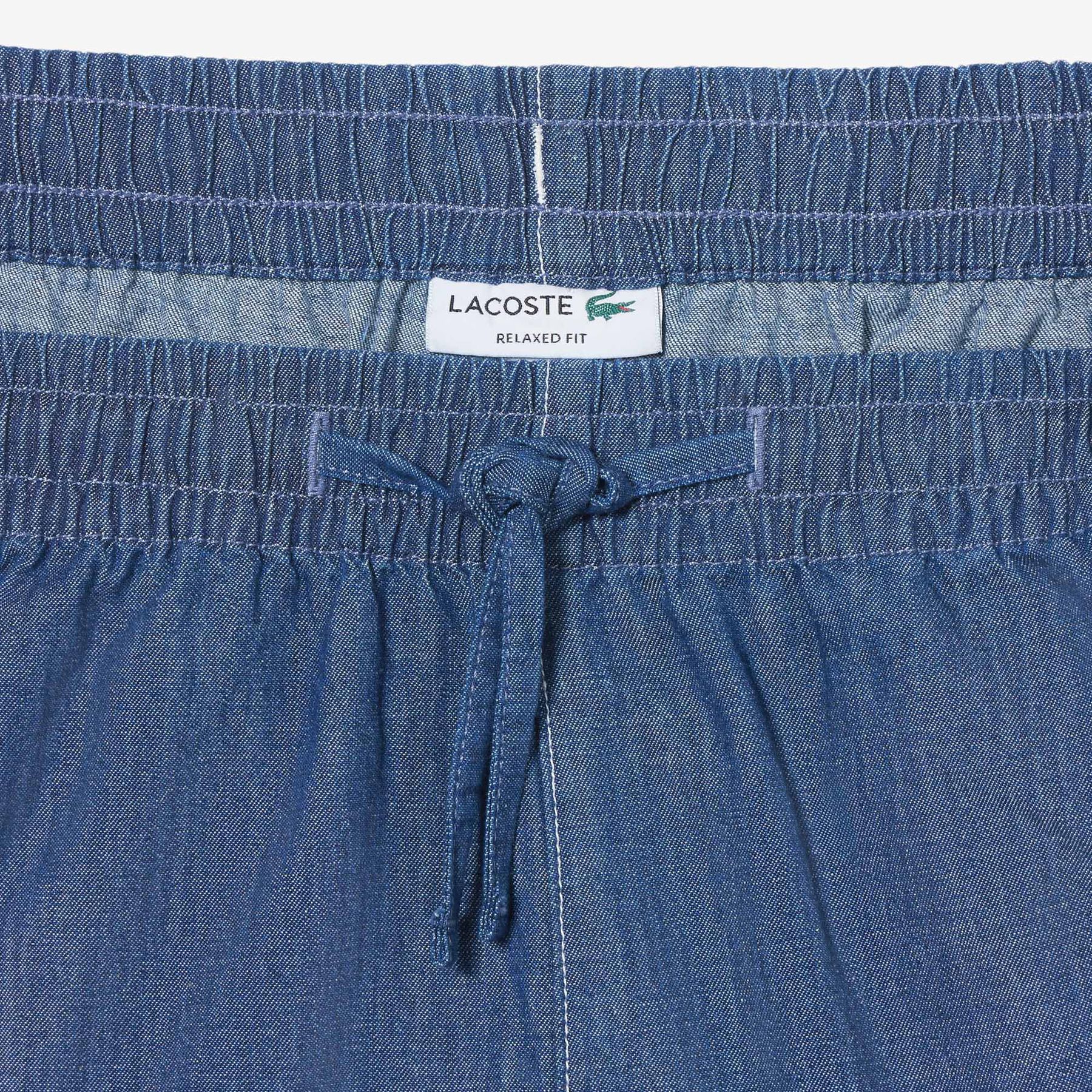 Relaxed Fit Denim Shorts lacoste relaxed fit denim shorts