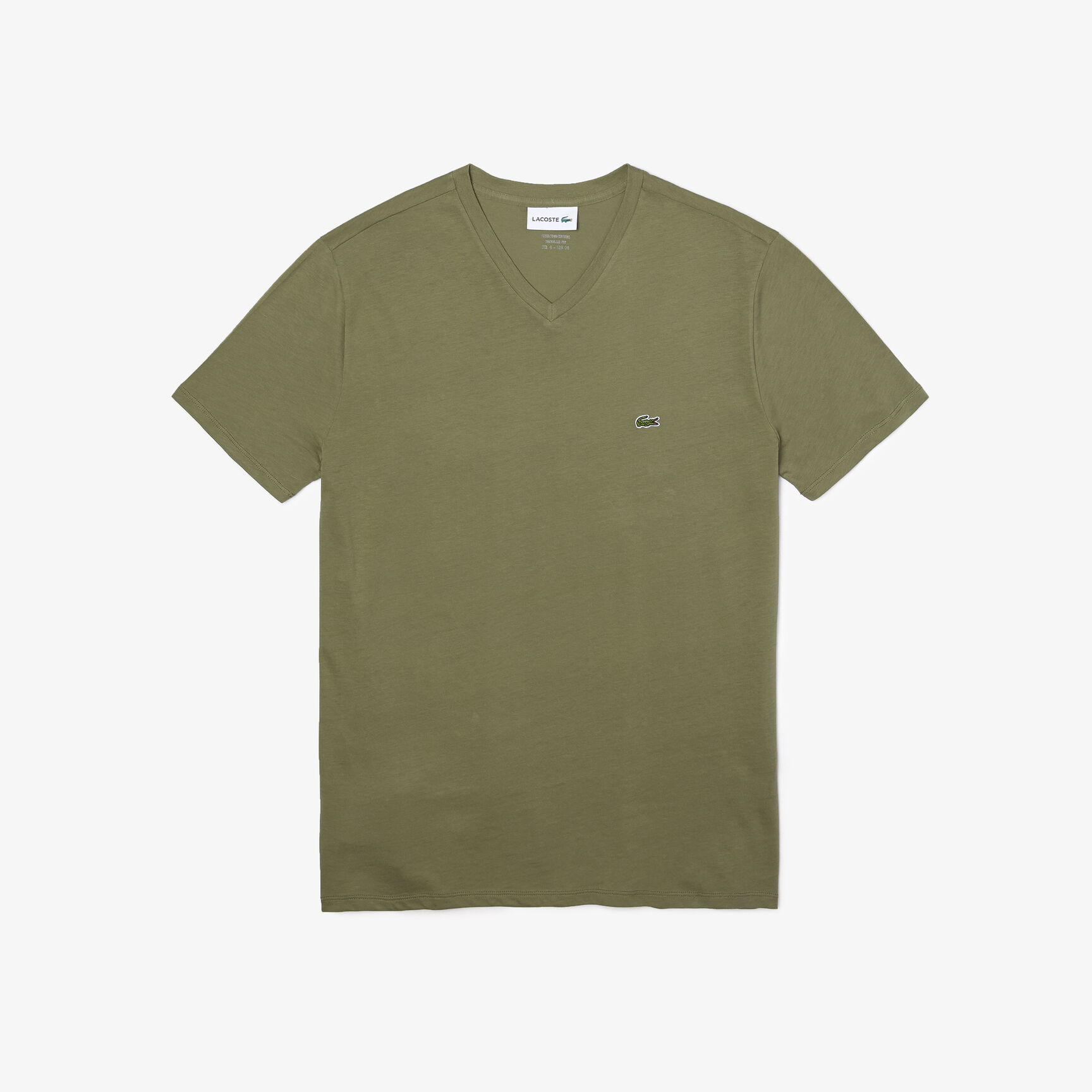 Lightweight Cotton Pima V Neck T-shirt
