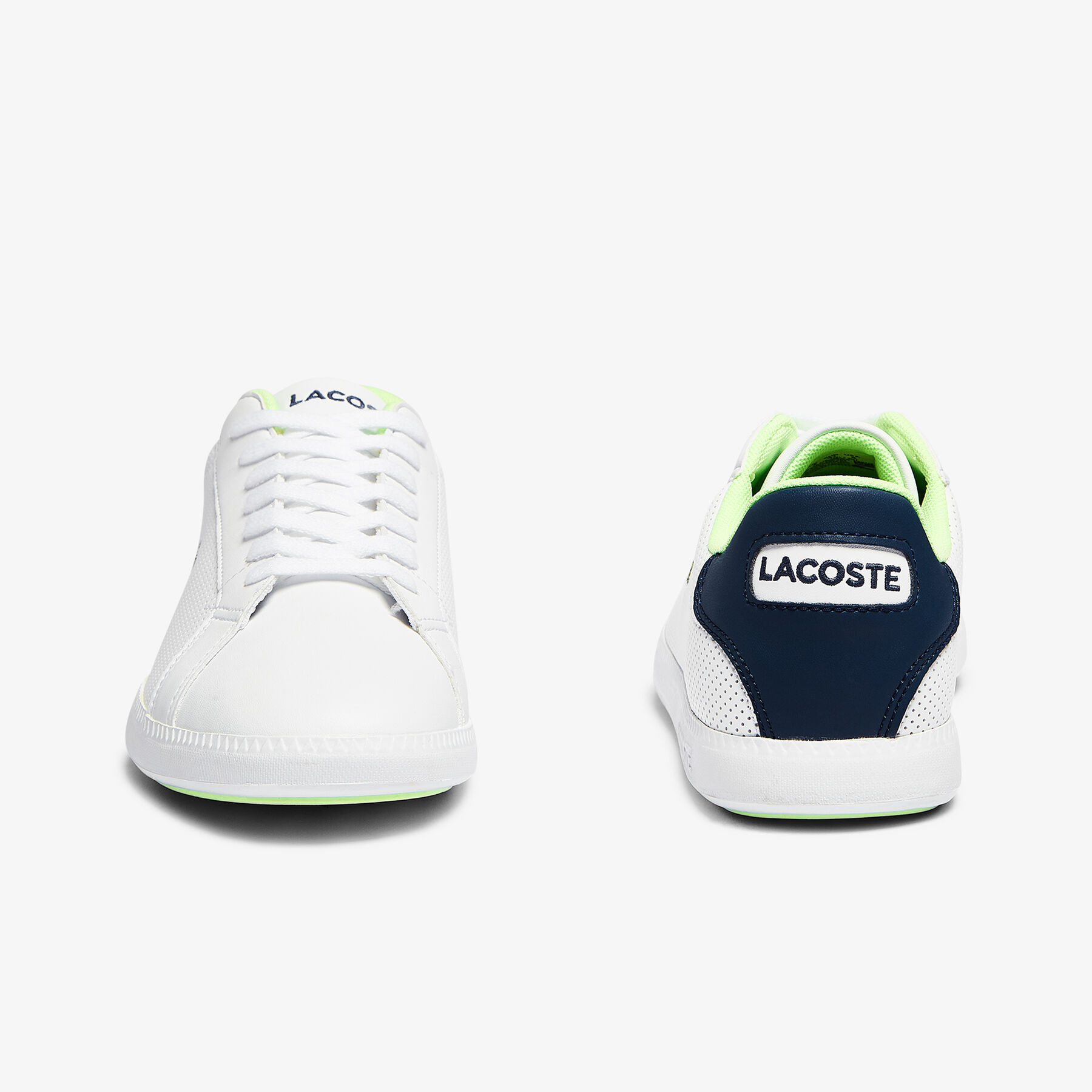 Juniors' Graduate Synthetic Perforated Trainers lacoste juniors graduate synthetic perforated trainers