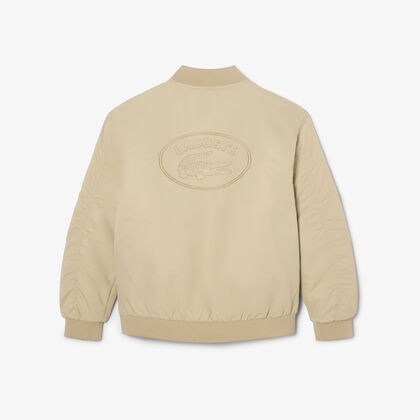 lacoste unisex nylon bomber jacket