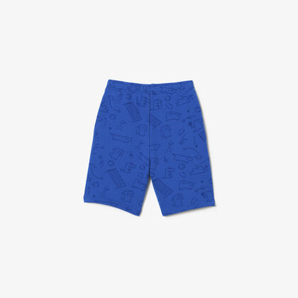 Croc Motif Fleece Shorts