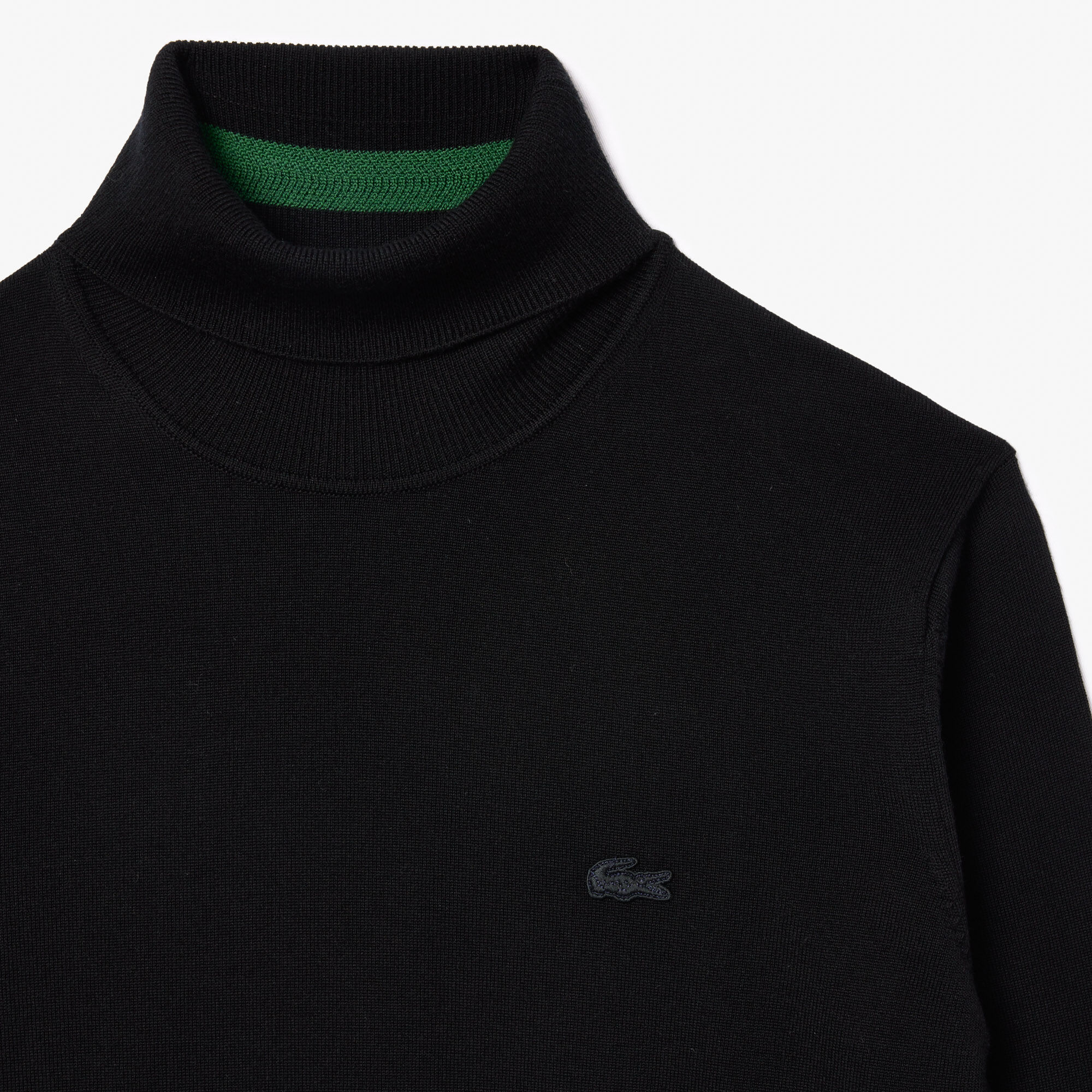 Lacoste black turtleneck deals