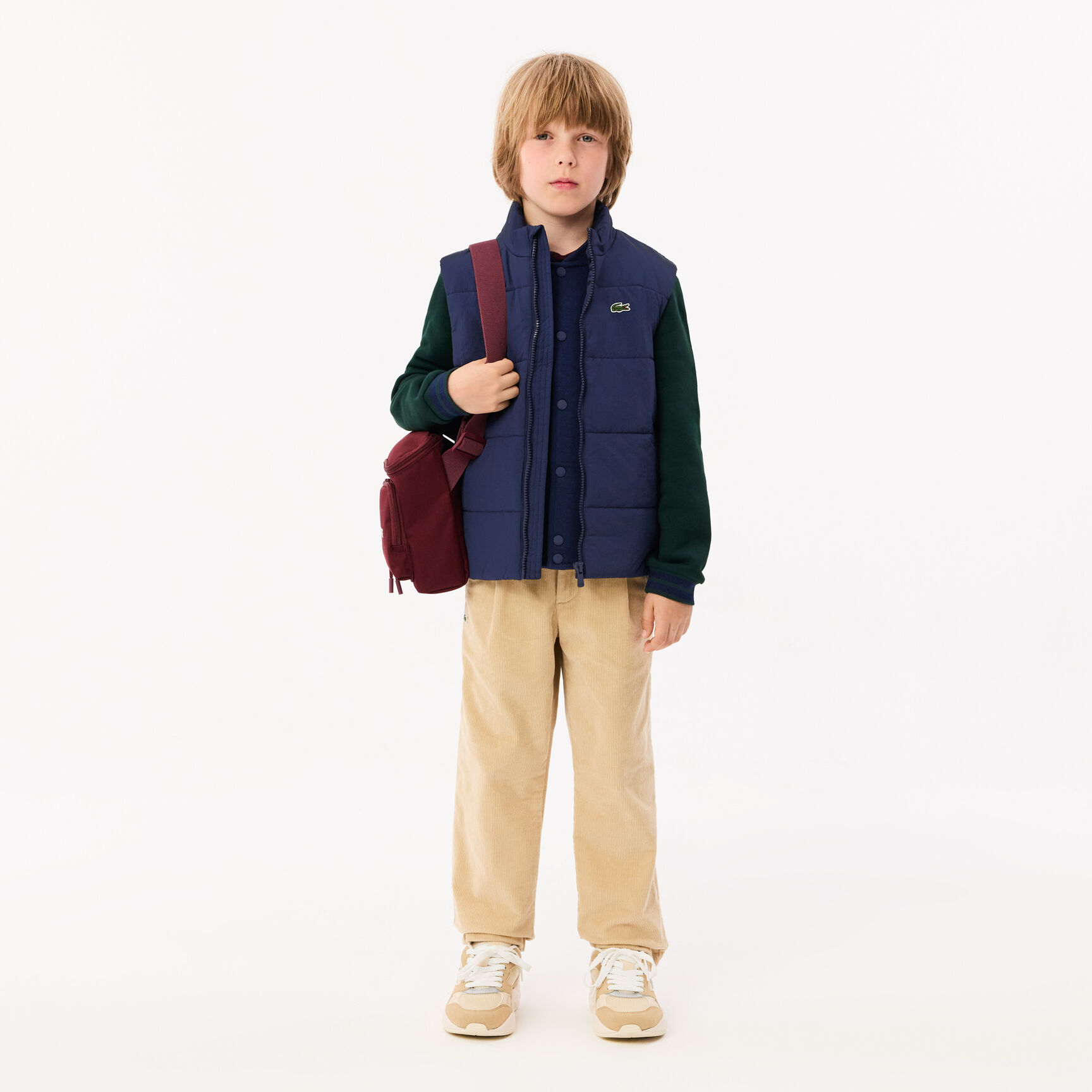 Kids' Lacoste Taffeta Vest Jacket