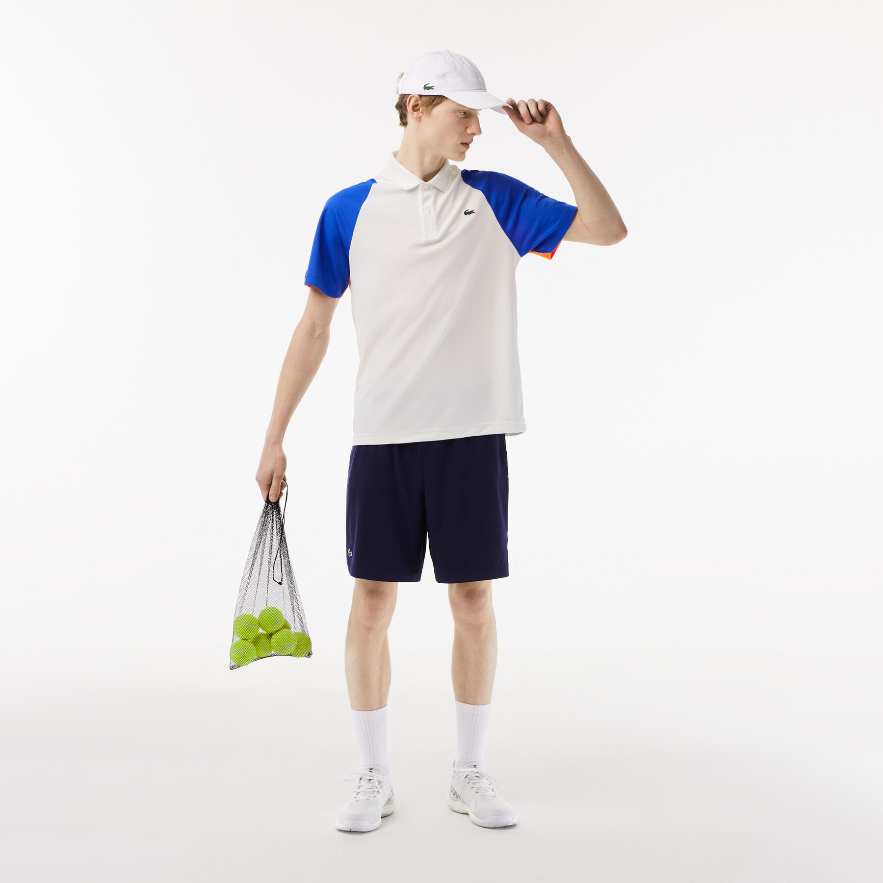تيشيرت بولو بوليستر معاد تدويره للرجال مجموعة Lacoste Tennis لاكوست تيشيرت بولو بوليستر معاد تدويره للرجال مجموعة lacoste tennis