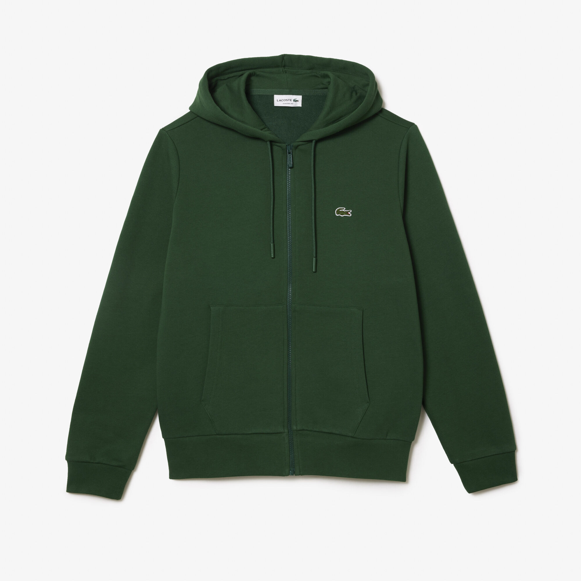 Buy Zipped Fleece Hoodie Lacoste SA