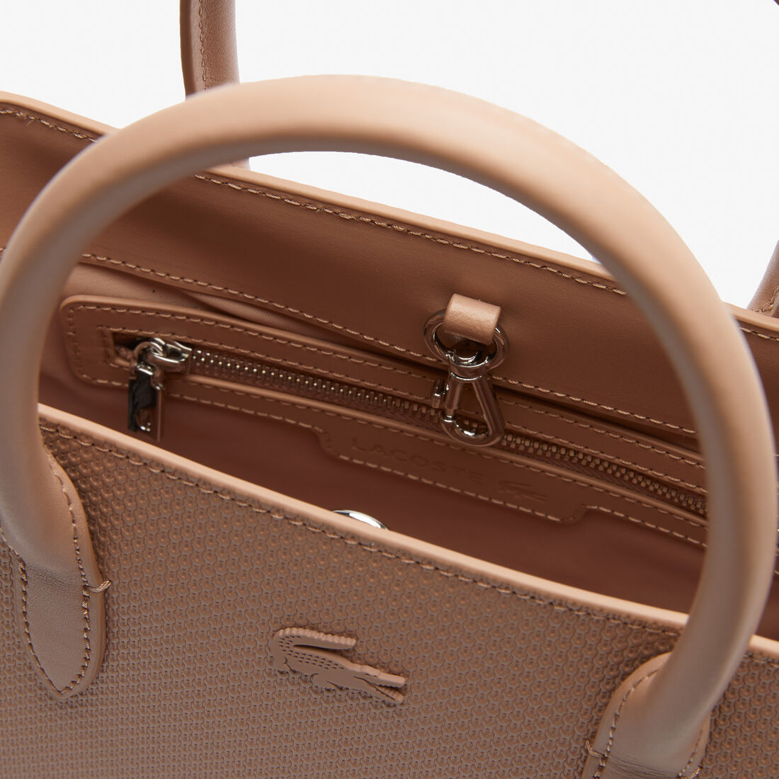 حقيبة كتف صغيرة جلد بيكيه للنساء مجموعة Chantaco حقيبة كتف صغيرة جلد بيكيه للنساء مجموعة Chantaco