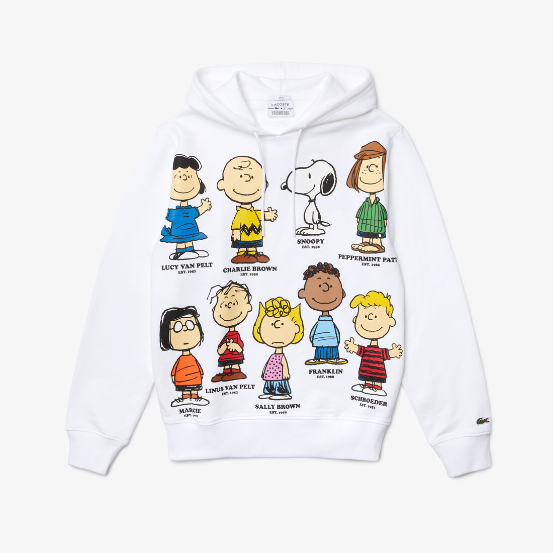 Unisex Lacoste x Peanuts Hooded Organic Cotton Sweatshirt Unisex Lacoste x Peanuts Hooded Organic Cotton Sweatshirt