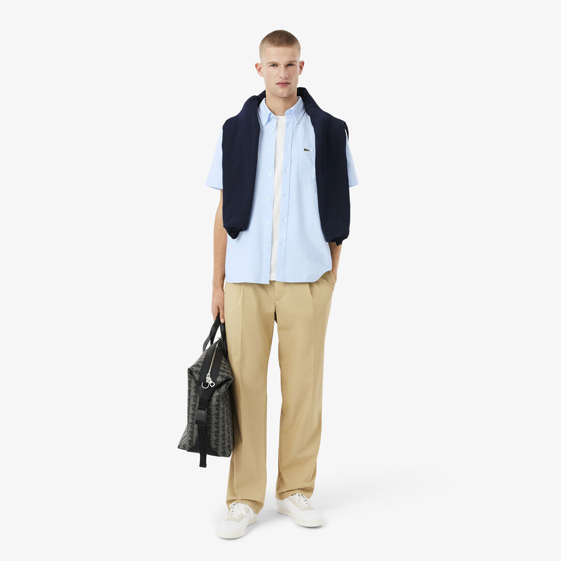 Regular Fit Short Sleeved Oxford Shirt Regular Fit Short Sleeved Oxford Shirt