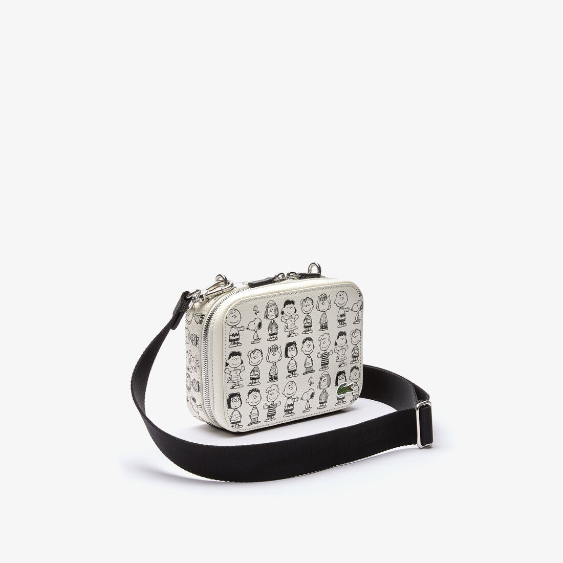 Women’s Lacoste x Peanuts Print Leather Shoulder Bag Women’s Lacoste x Peanuts Print Leather Shoulder Bag