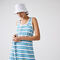 Women’s Long Striped Cotton Tank Top Dress lacoste women s long striped cotton tank top dress