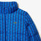 Hooded Monogram Print Puffer Jacket with Puffed Croc at Back lacoste hooded monogram print puffer jacket with puffed croc at back